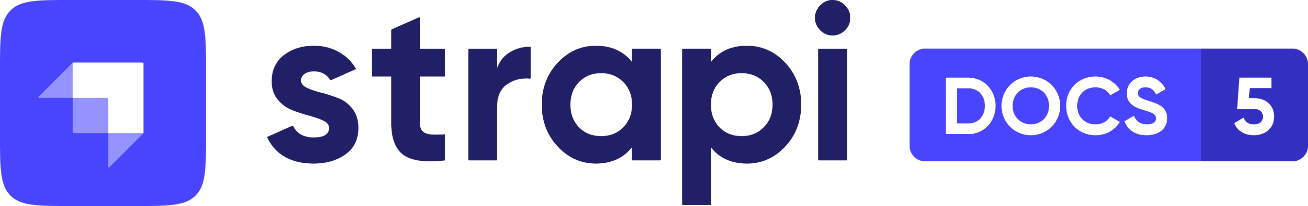 Strapi Documentation Logo